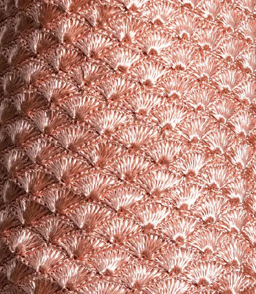 Seashells rose gold backpack