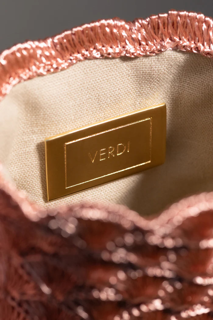 Seashells rose gold backpack