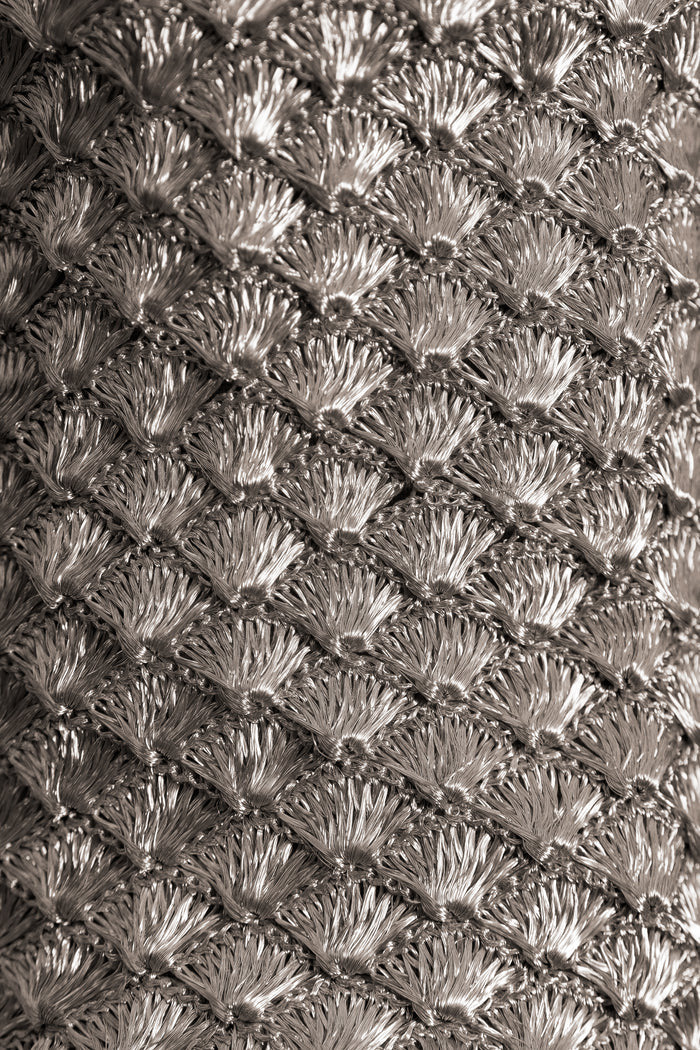 Silver seashell short strap