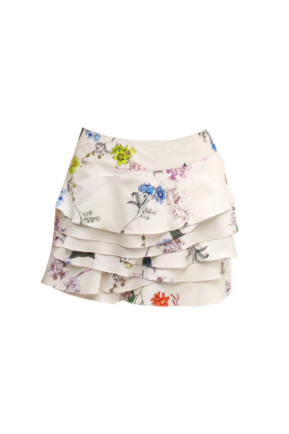 Cotton waves skirt