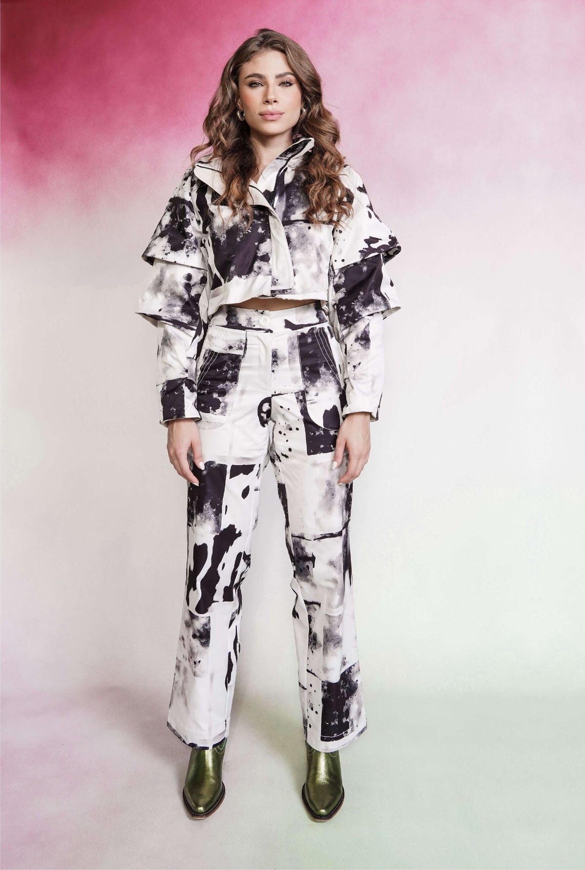 Steak print jacket
