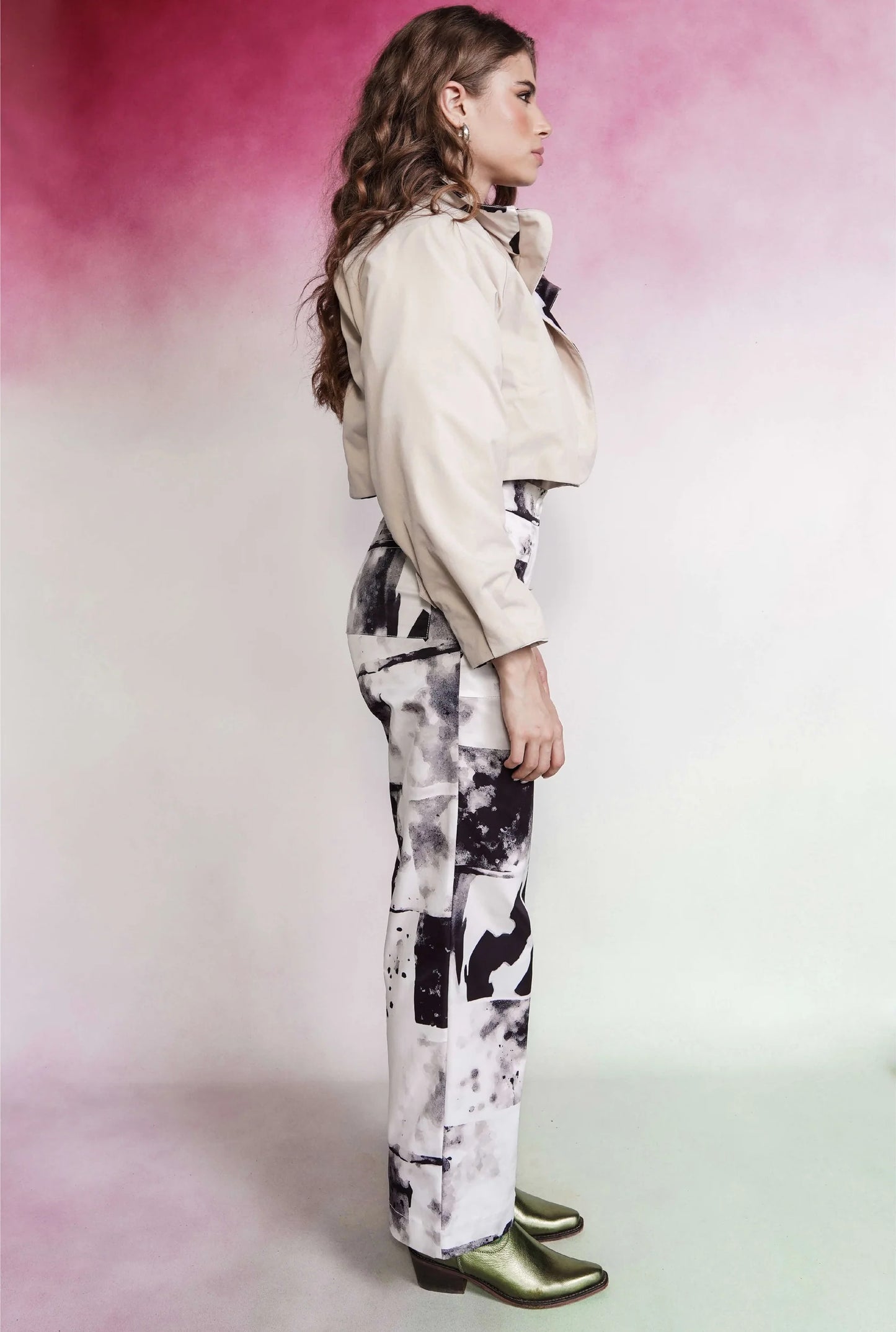 Steak print jacket
