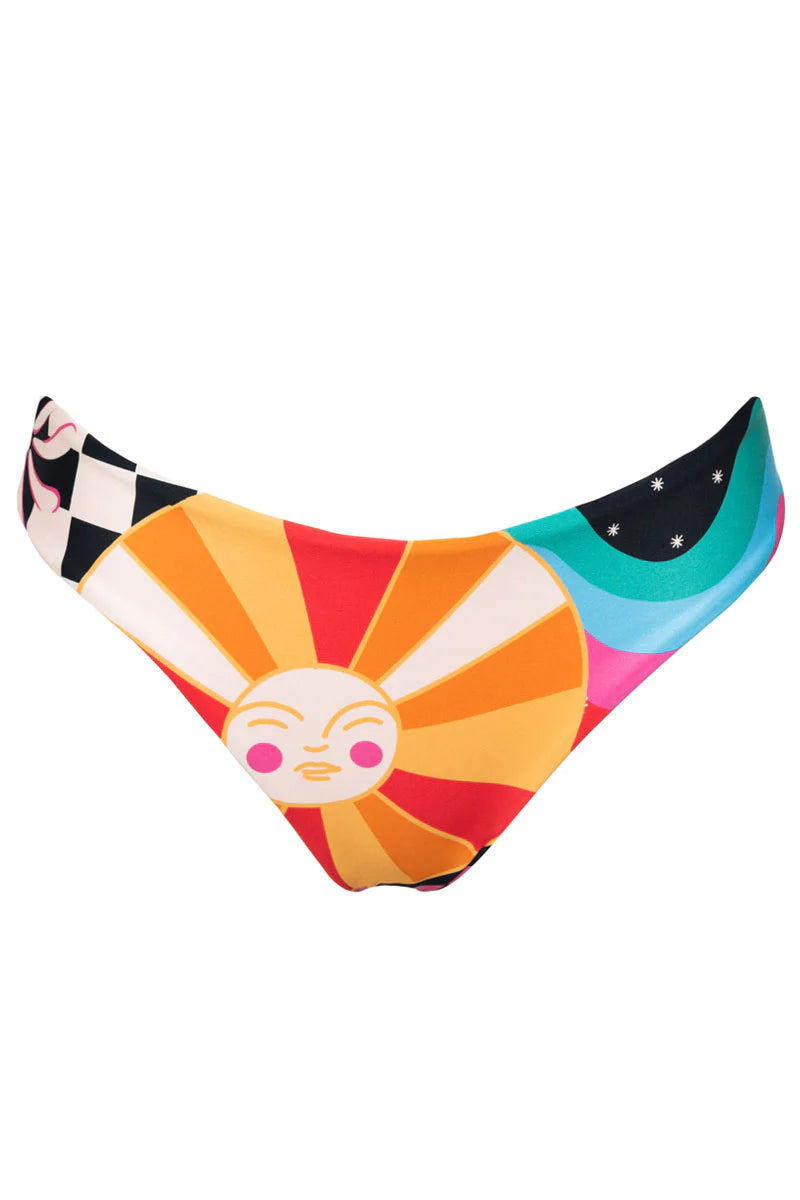 Reversible sunrises button
