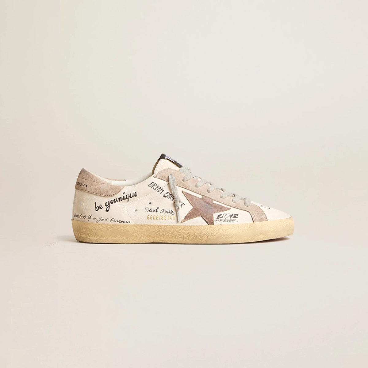 Tenis Golden Goose Super-star Nappa Upper Nylon Star And Heel Hombre