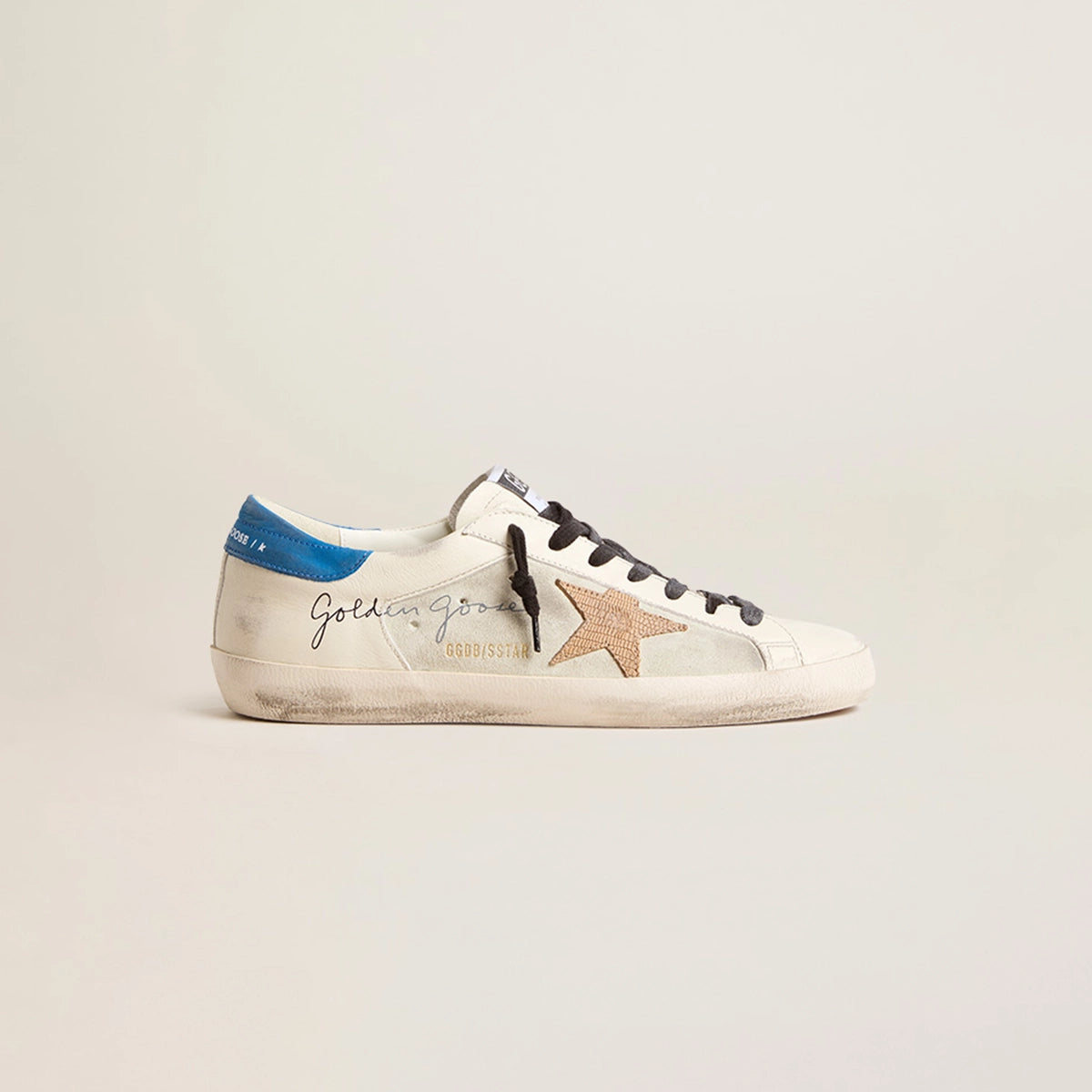 Tenis Golden Goose Super-star Leather Lizard Print Star Nabuk Hombre