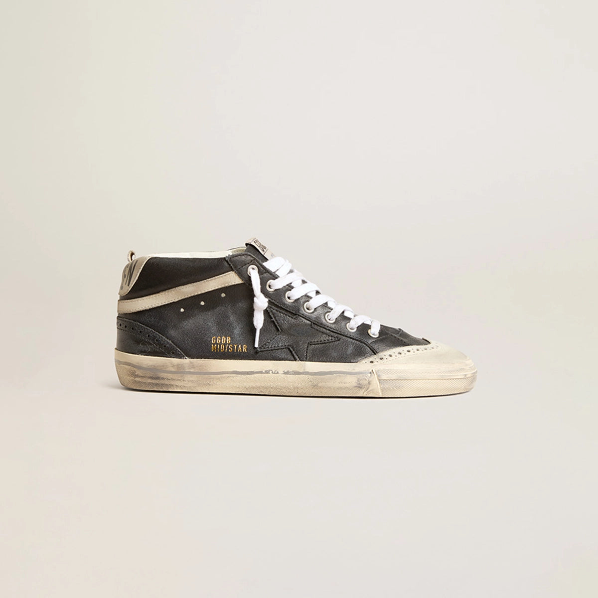 Tenis Golden Goose Mid Star Nabuk Wave Leather Star Hombre