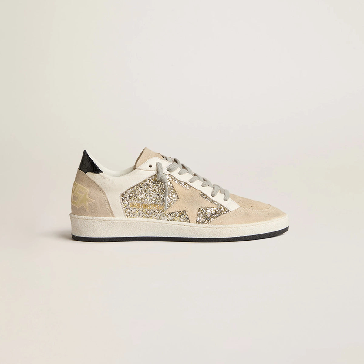 Tenis Golden Goose  Ball Star Glitter And Leather Mujer