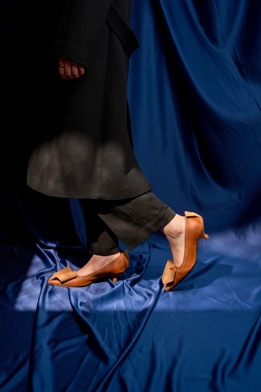 Aged cognac heels