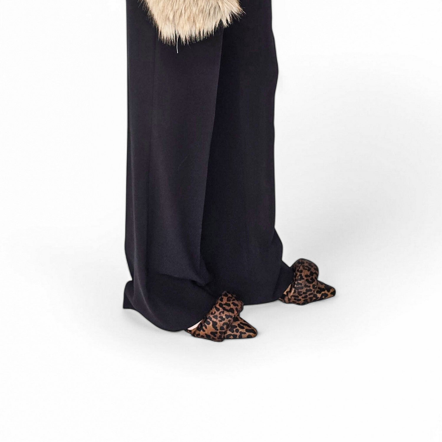 Animal print heel
