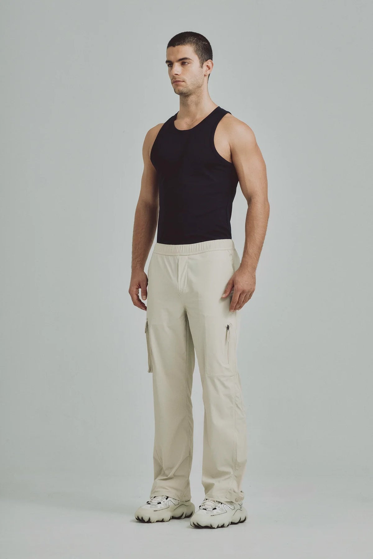 Slim axis tank top
