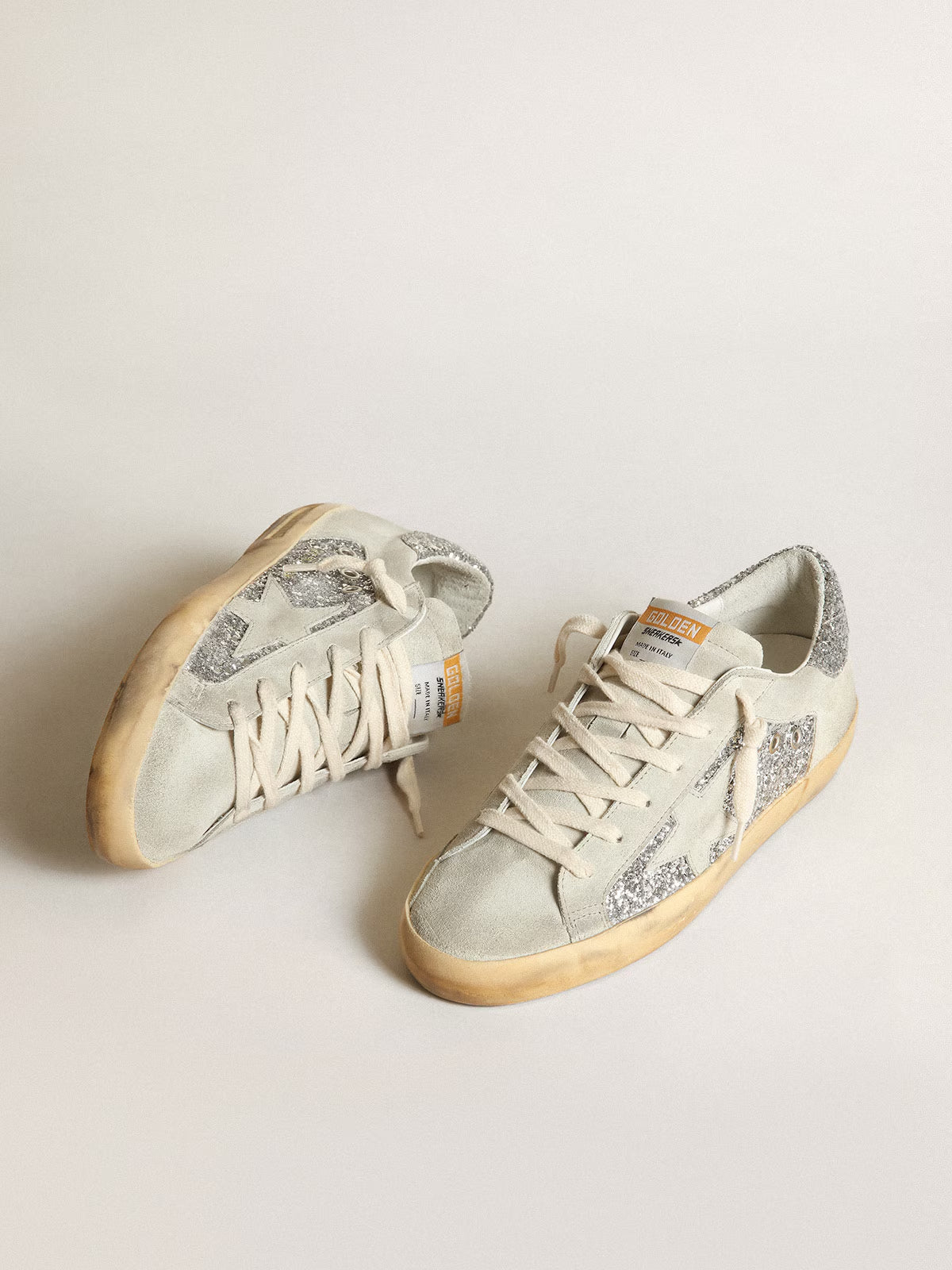 Tenis Golden Goose Super-Star Ice-Gray Mujer