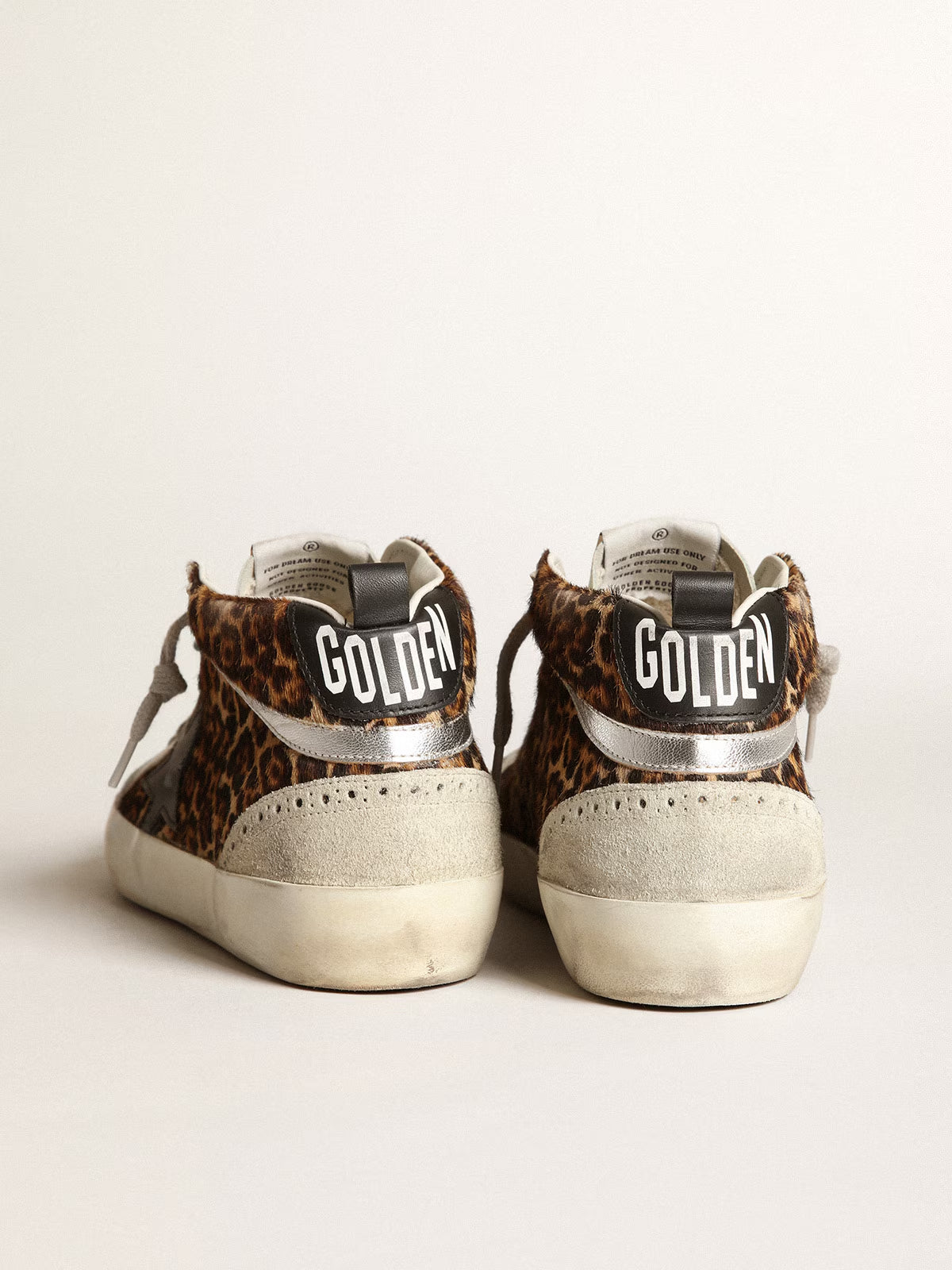 Tenis Golden Goose Mid Star Leopard Mujer