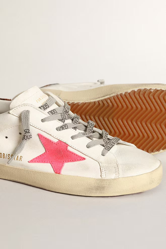 Tenis Golden Goose Super-Star Nappa Upper Suede Star Zebra Horsy Heel Mujer