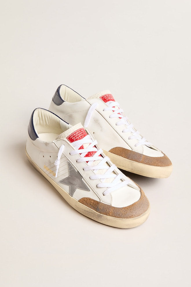 Tenis Golden Goose Super-star Leather Suede Toe Laminate Star Hombre