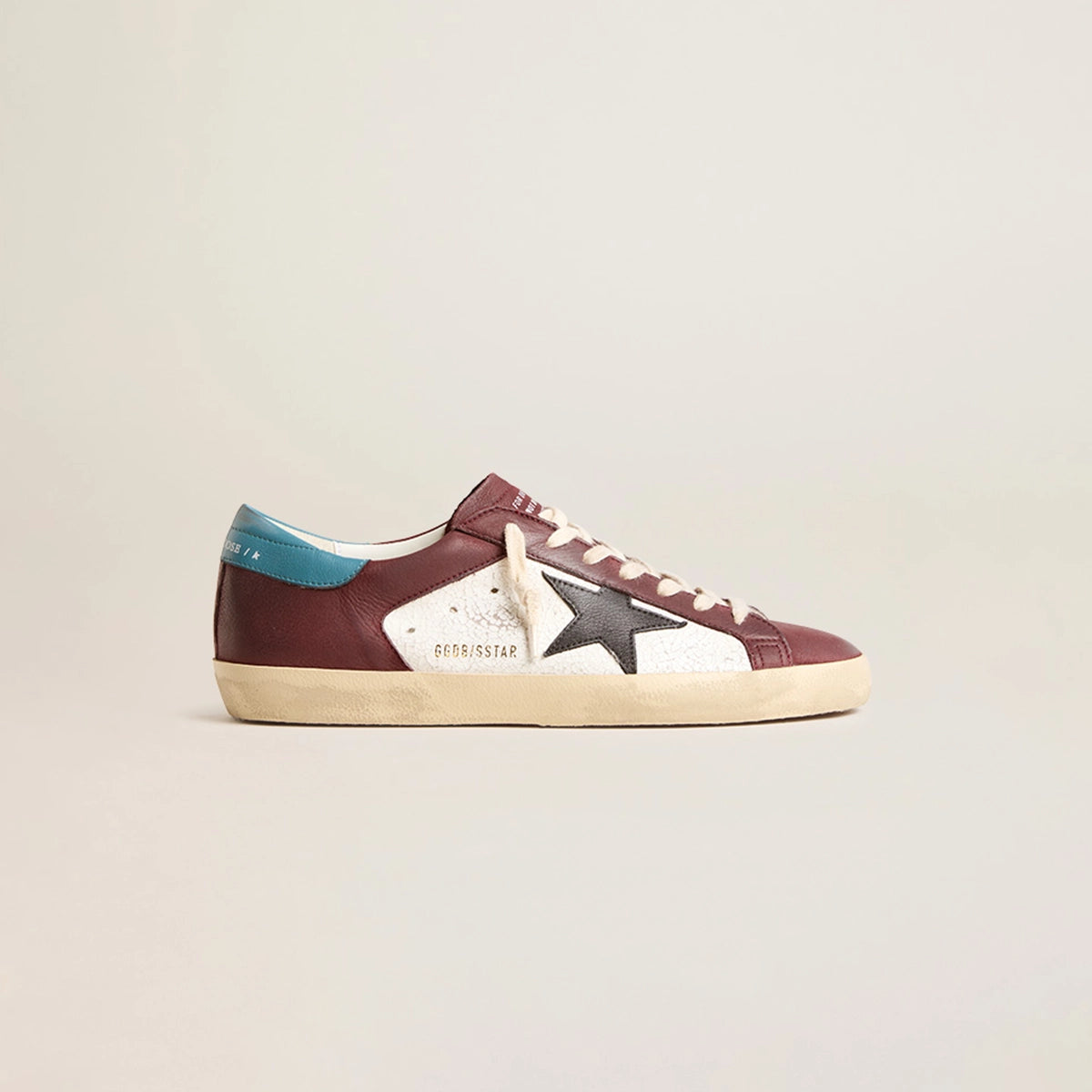 Tenis Golden Goose Super Star Crack And Leather Upper Leather Star Hombre