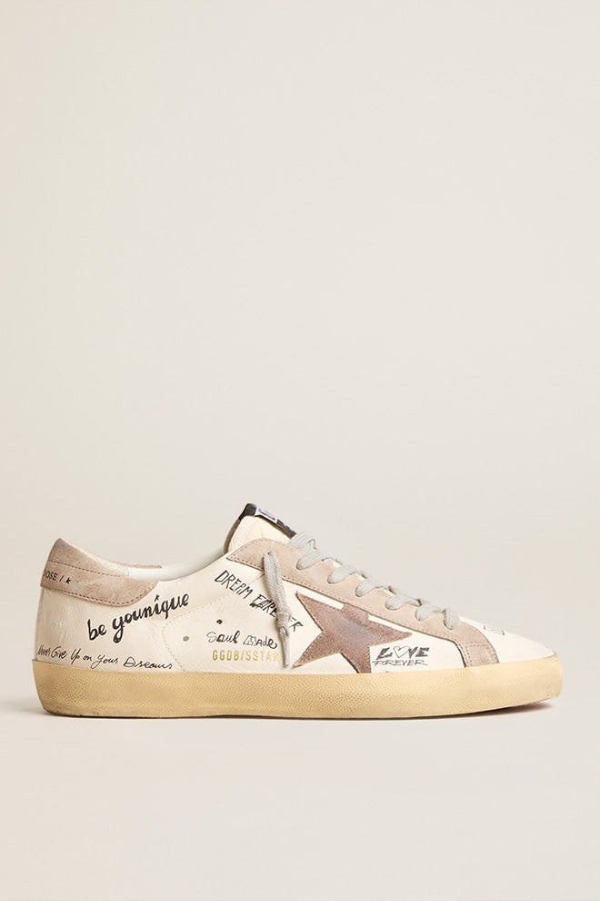 Tenis Golden Goose Super Star Nappa Upper Nylon Star And Heel Hombre