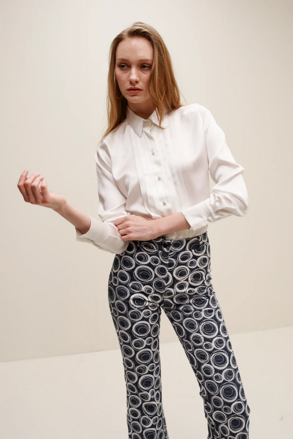 Cesar silk blouse