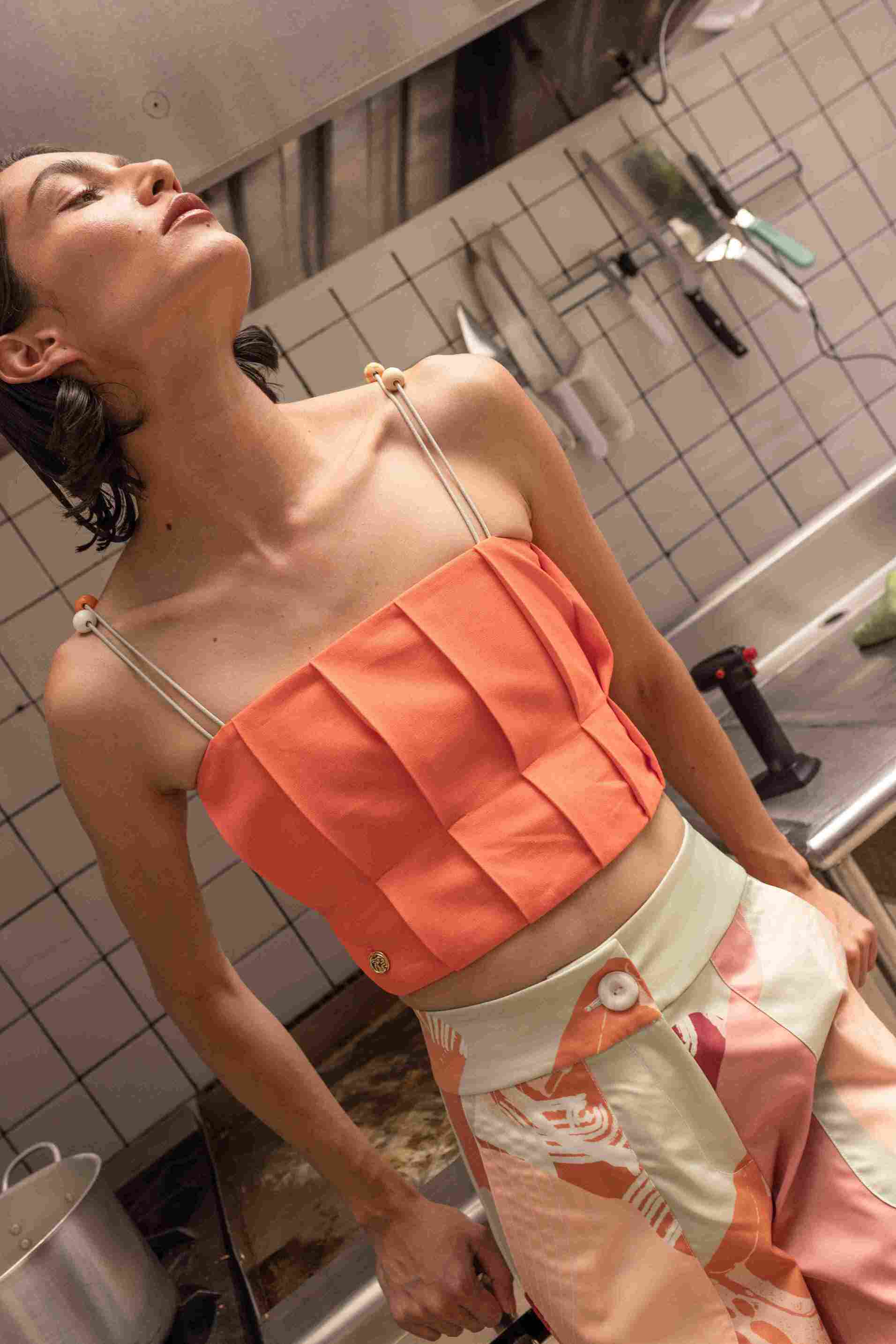 Top lucidu orange