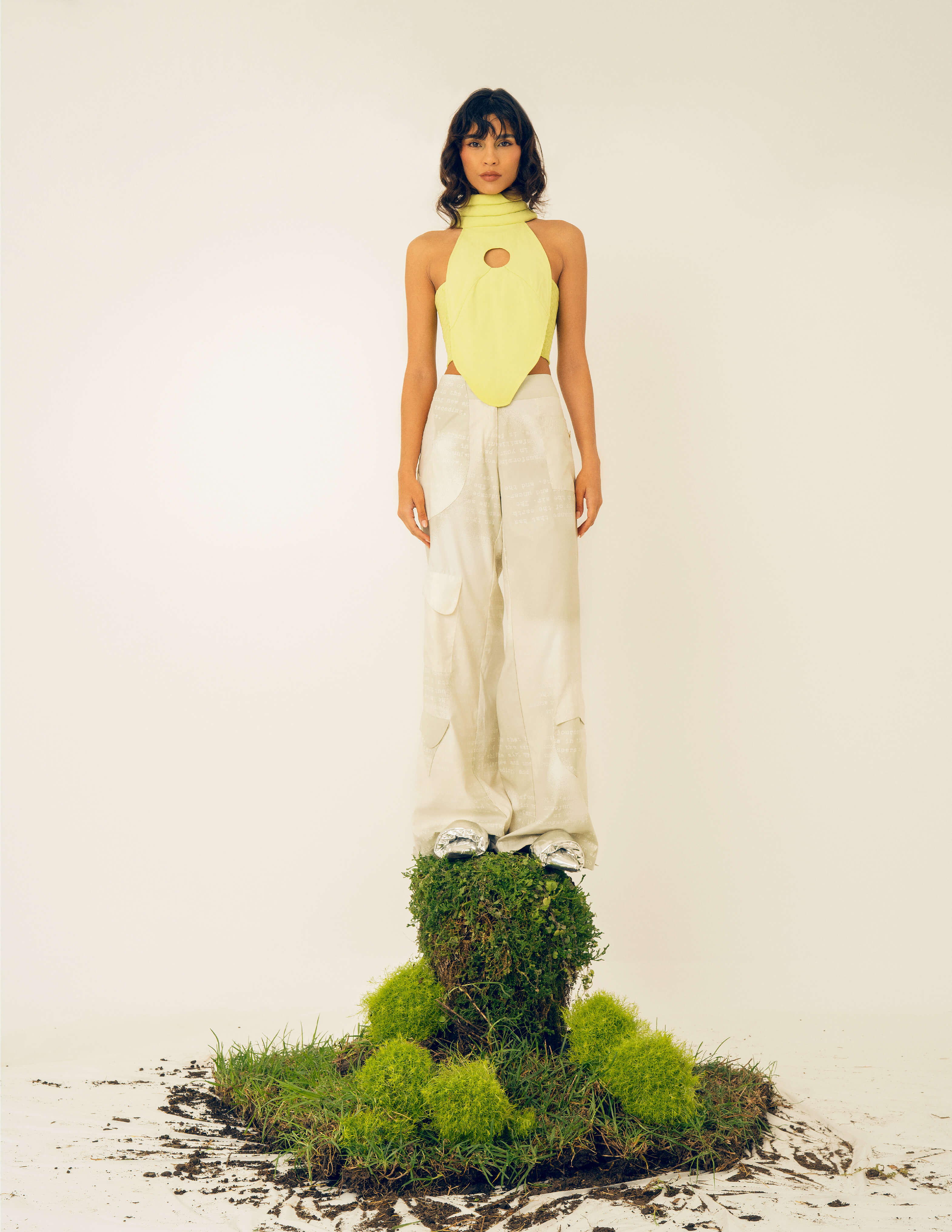 Hazel poem trapezoid pants
