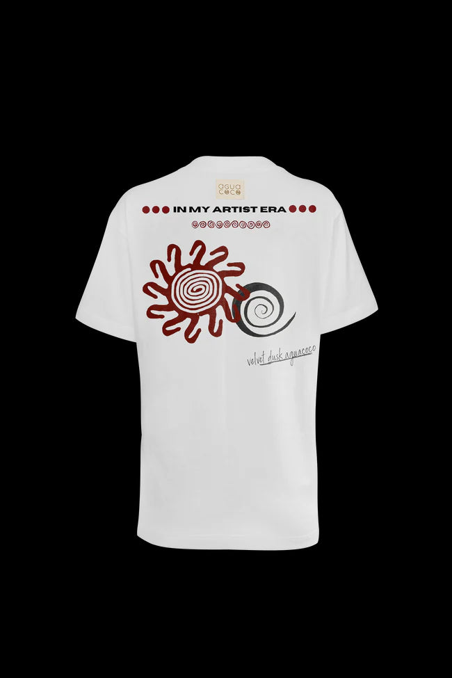 Oversize velvet t-shirt