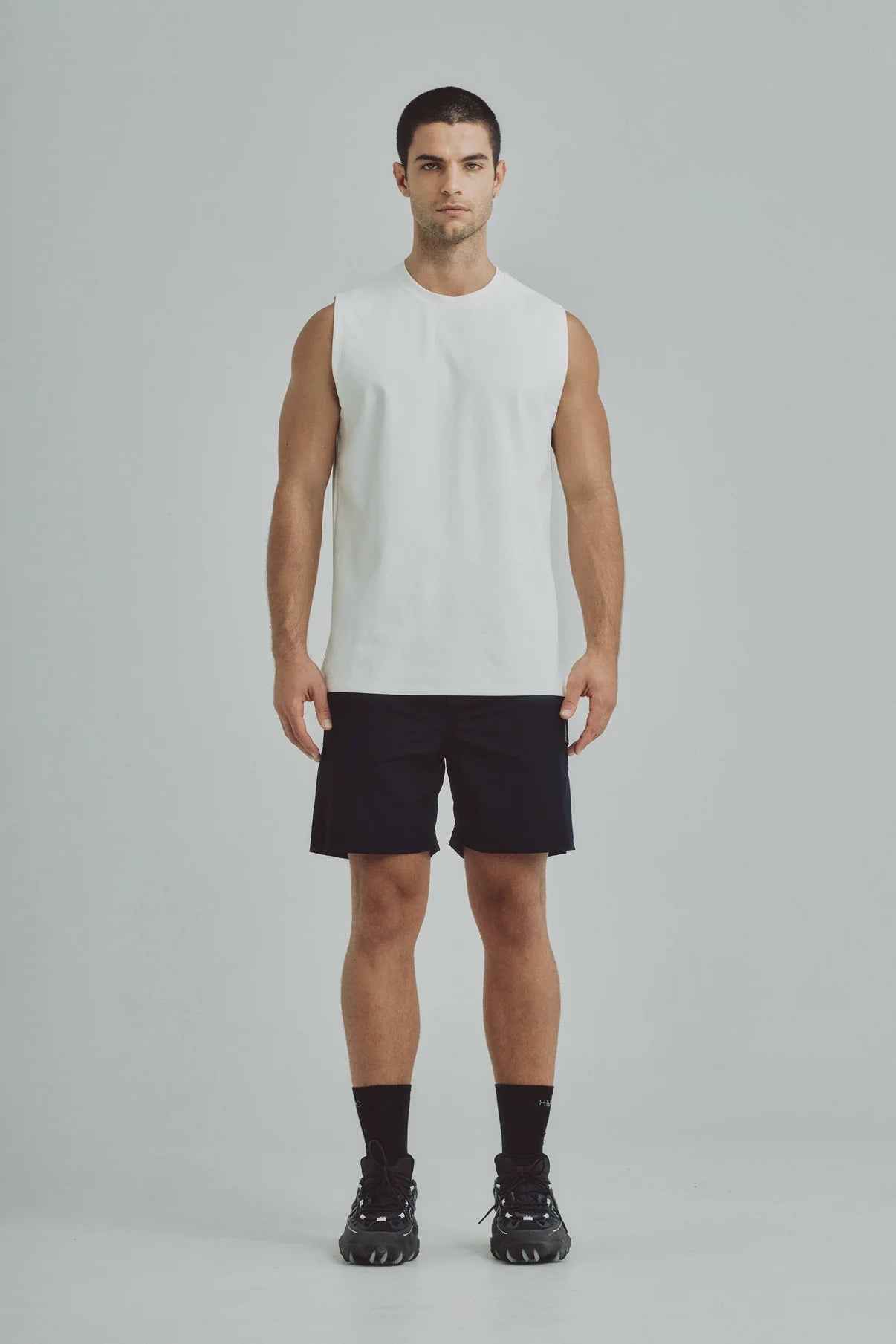 Relax fit cobalt tank top
