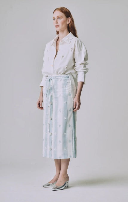Midi pencil skirt