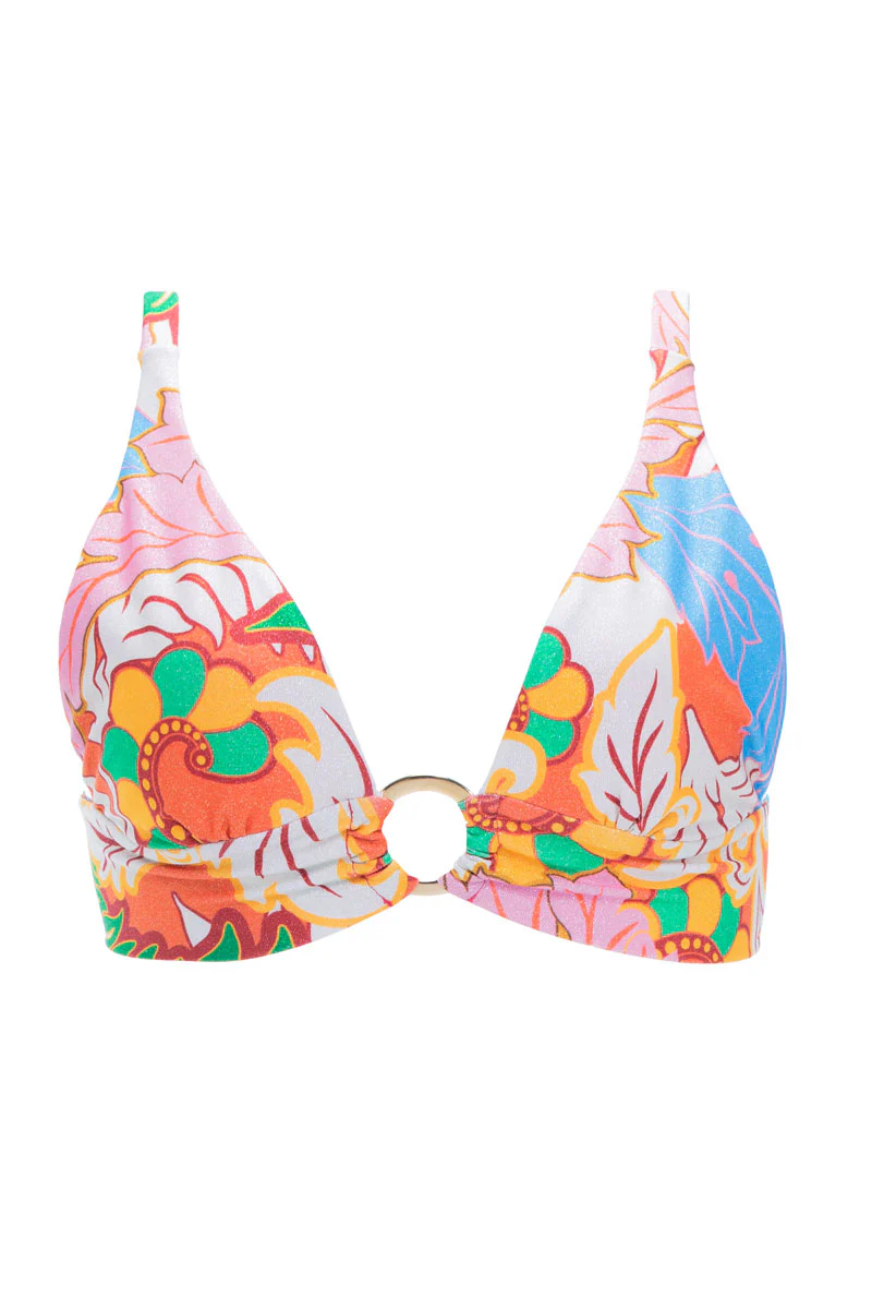 Triangle top with center hoop