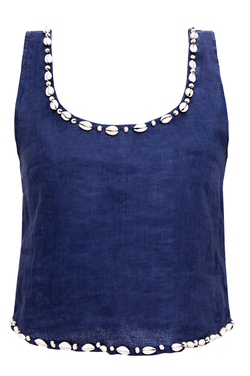 Crop top with snails