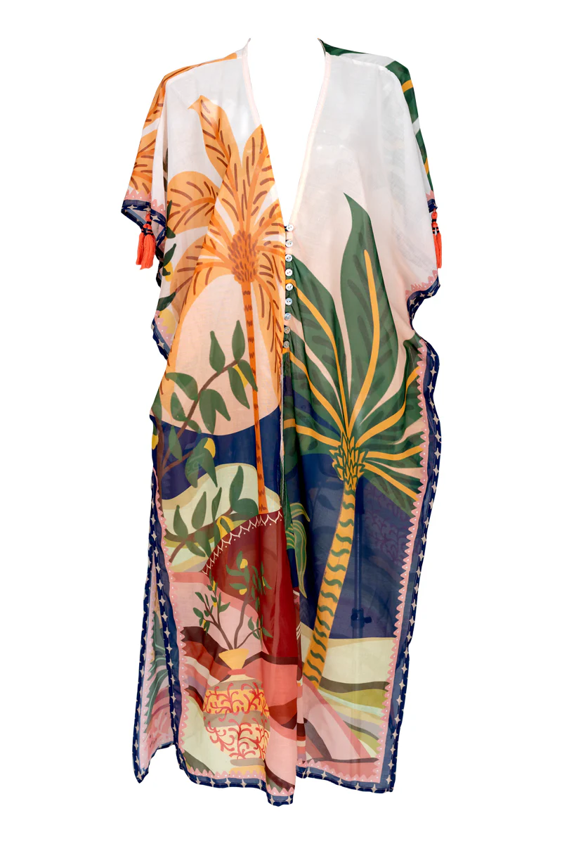 Multicolor long cardigan