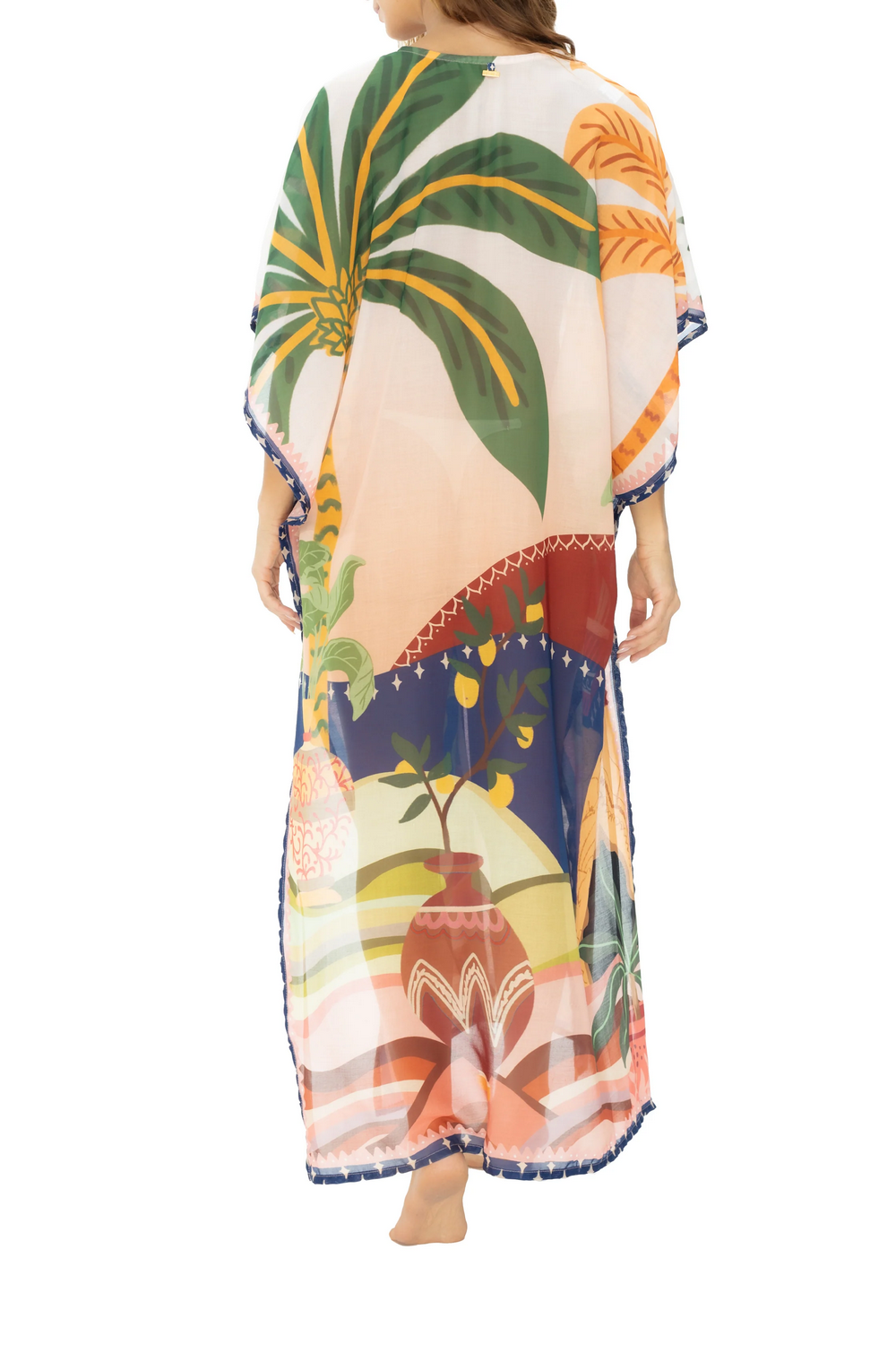 Multicolor long cardigan
