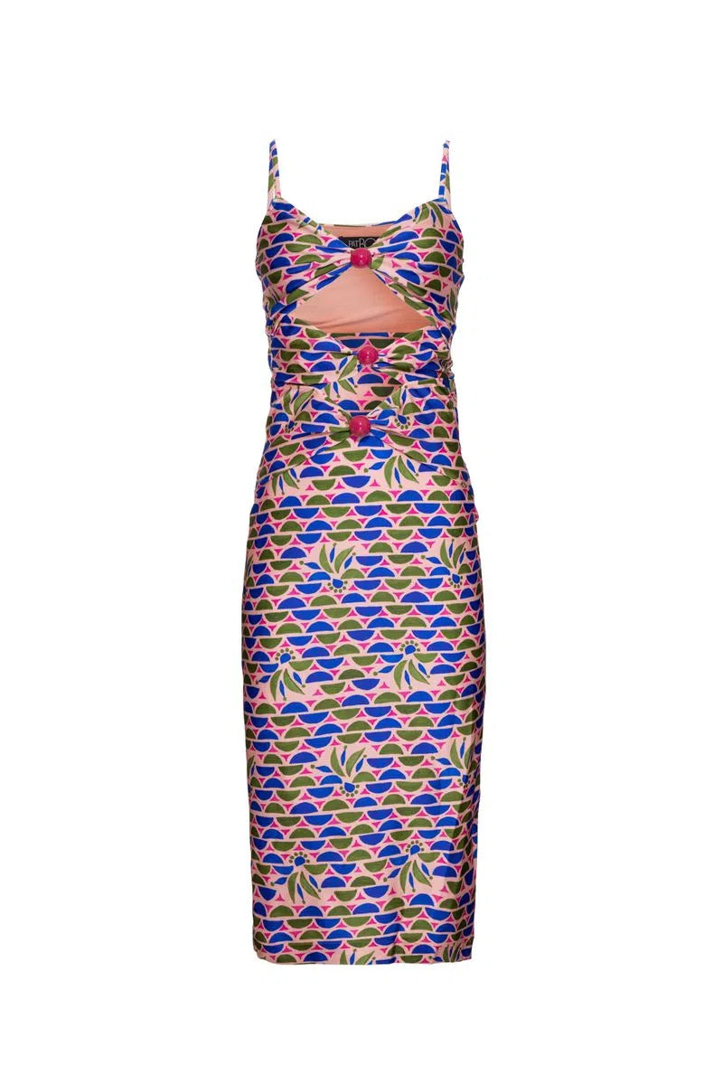 Vestido Midi Puna Geometric Cut