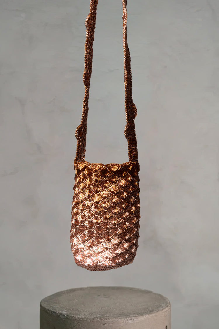 Kaia mini seashell copper & rose gold edition