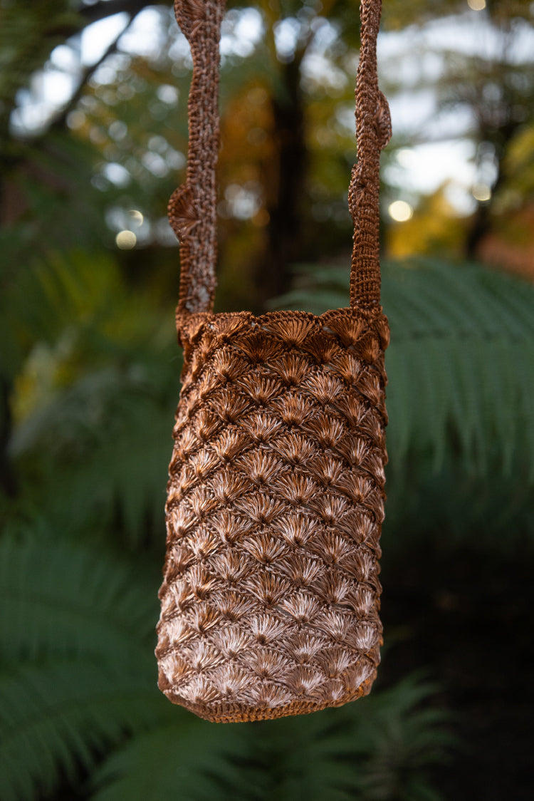Kaia mini seashell copper & rose gold edition