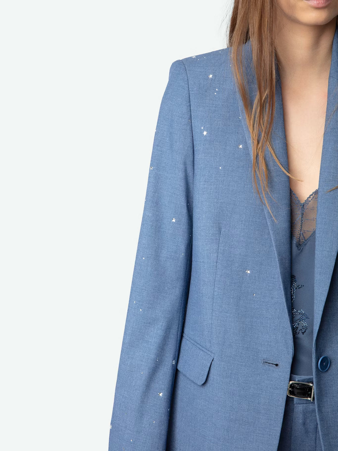 Blazer Valse Chine Strass Stars