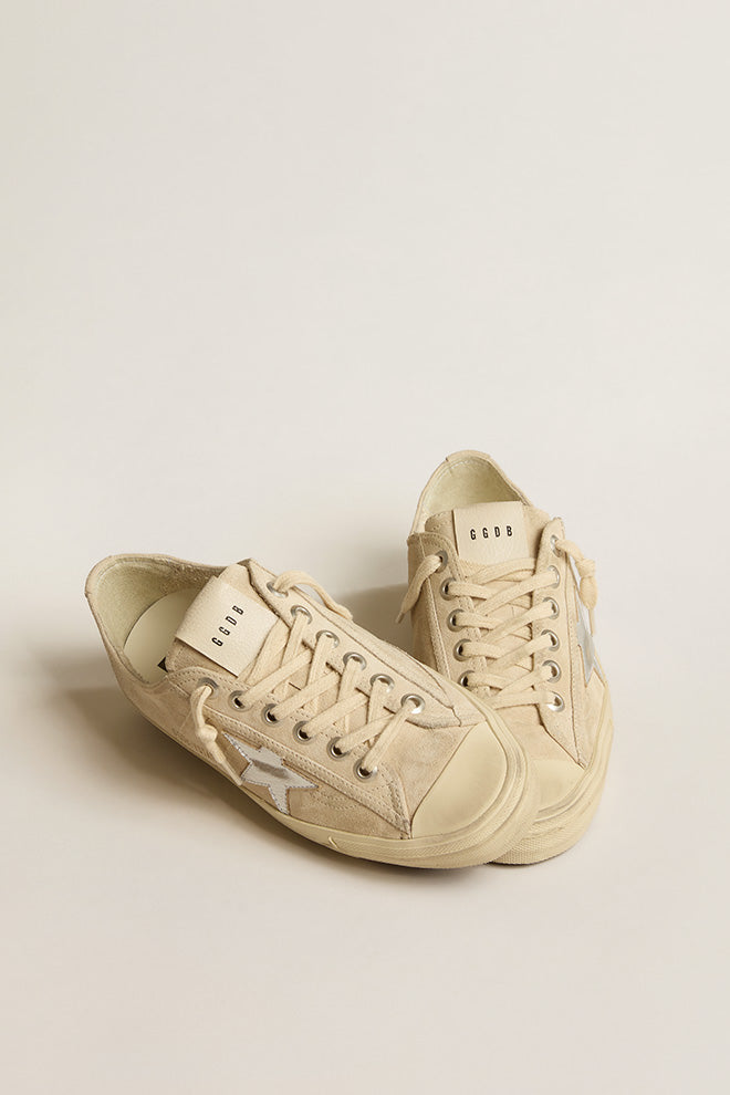 Tenis Golden Goose  V-Star 2 Suede Upper Mujer