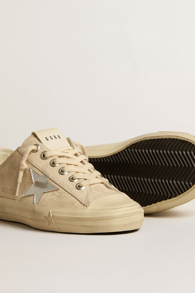 Tenis Golden Goose  V-Star 2 Suede Upper Mujer