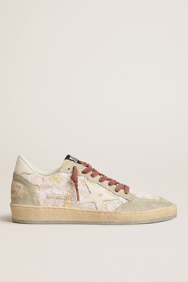 Tenis Golden Goose Ball Star Macrame Mujer