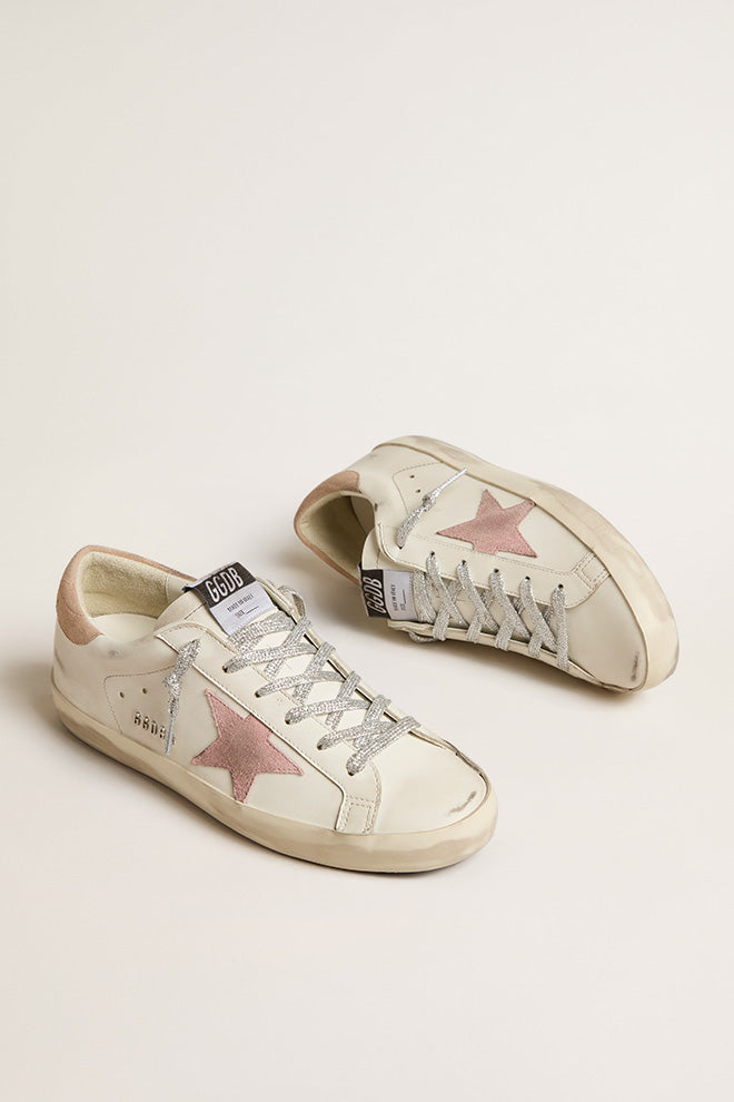 Tenis Golden Goose  Super-Star Leather Upper Mujer