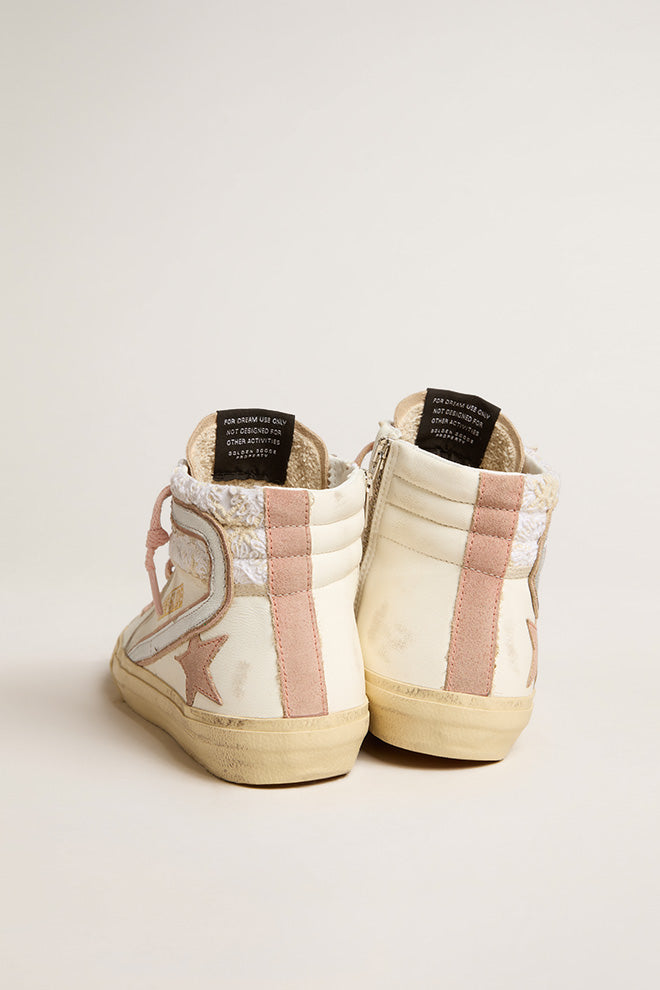 Tenis Golden Goose Slide Nappa And Macrame' Mujer