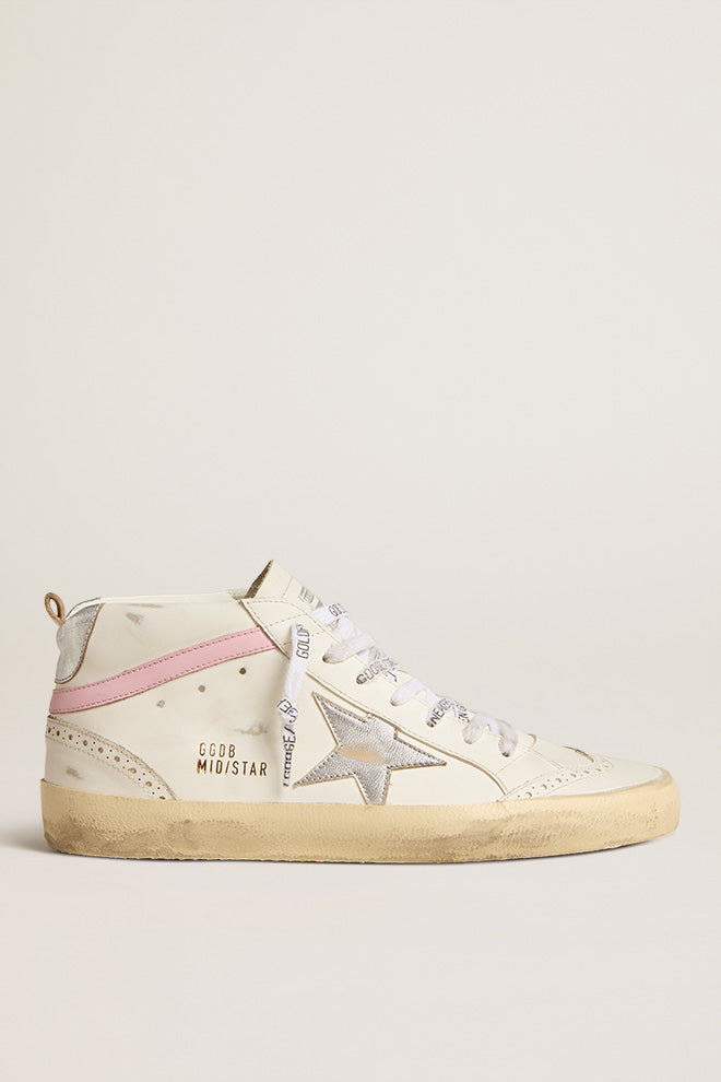 Tenis Golden Goose  Mid Star Laminated Star Mujer