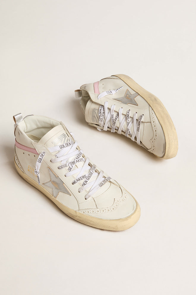 Tenis Golden Goose  Mid Star Laminated Star Mujer