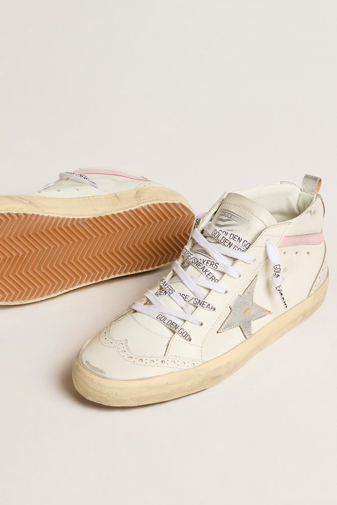 Tenis Golden Goose  Mid Star Laminated Star Mujer