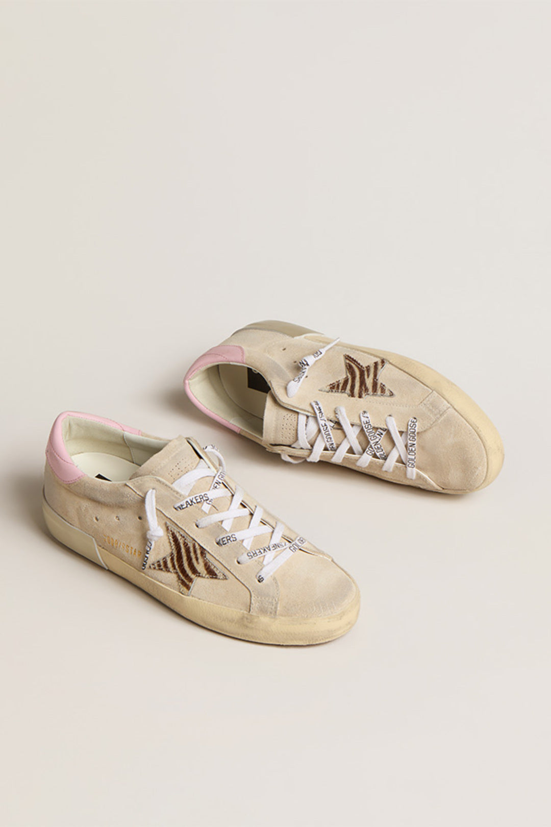 Tenis Golden Goose Super Star  Zebra Mujer