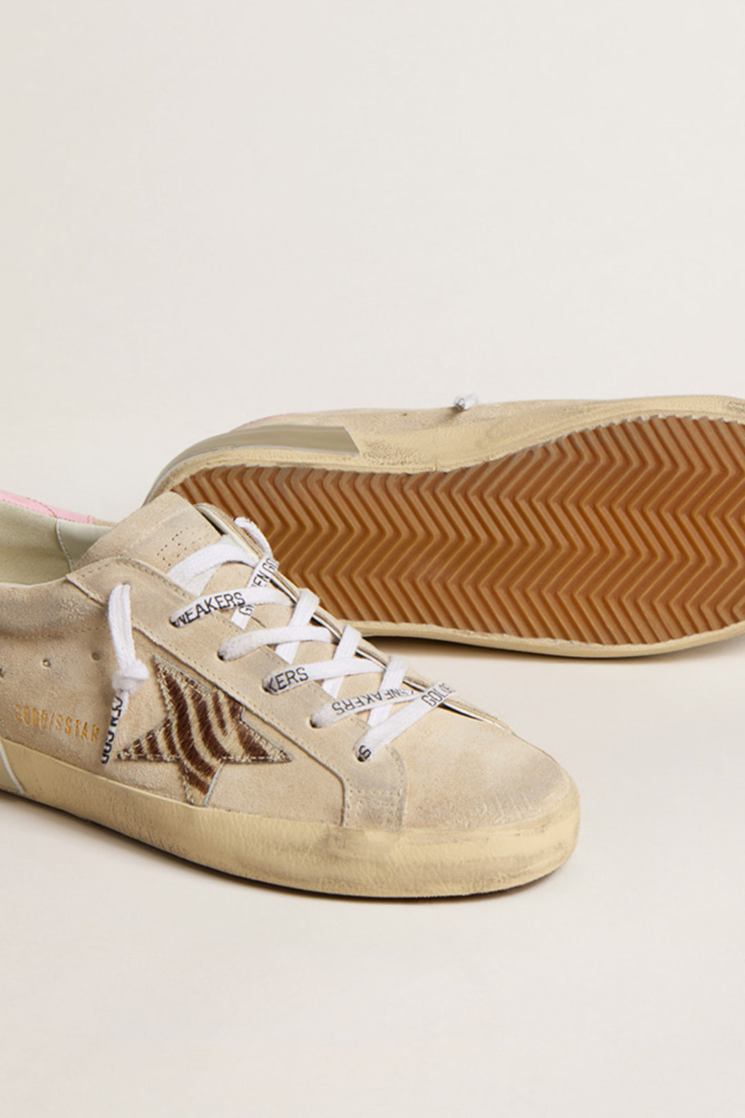 Tenis Golden Goose Super Star  Zebra Mujer