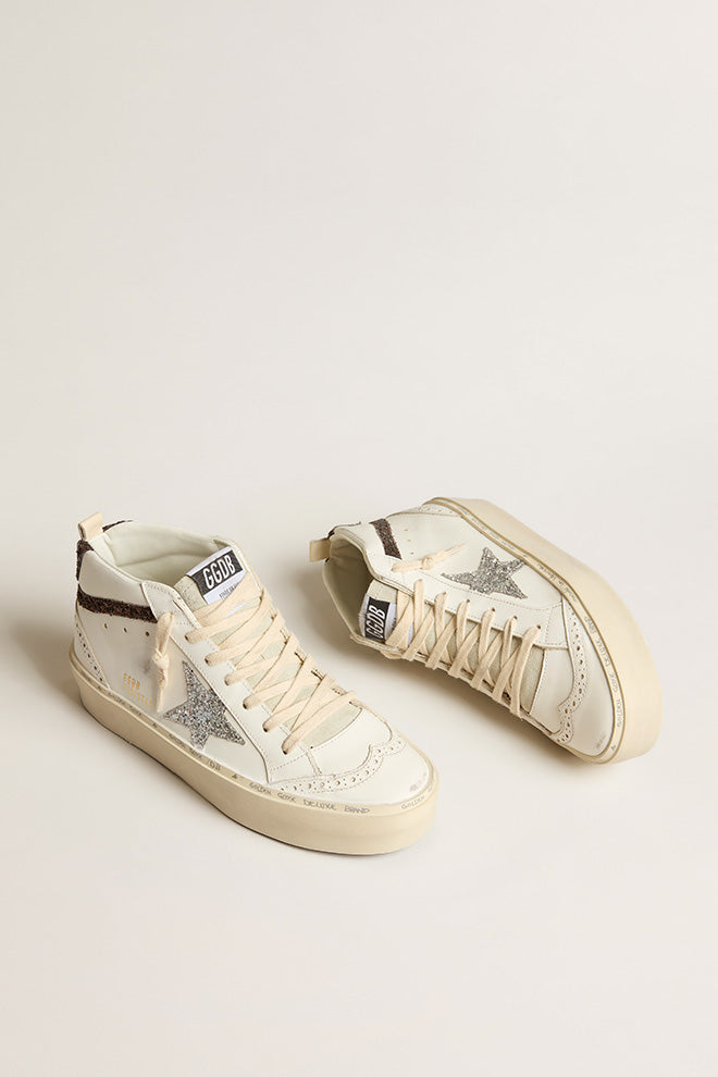 Tenis Golden Goose  Hi Mid Star Leather Mujer