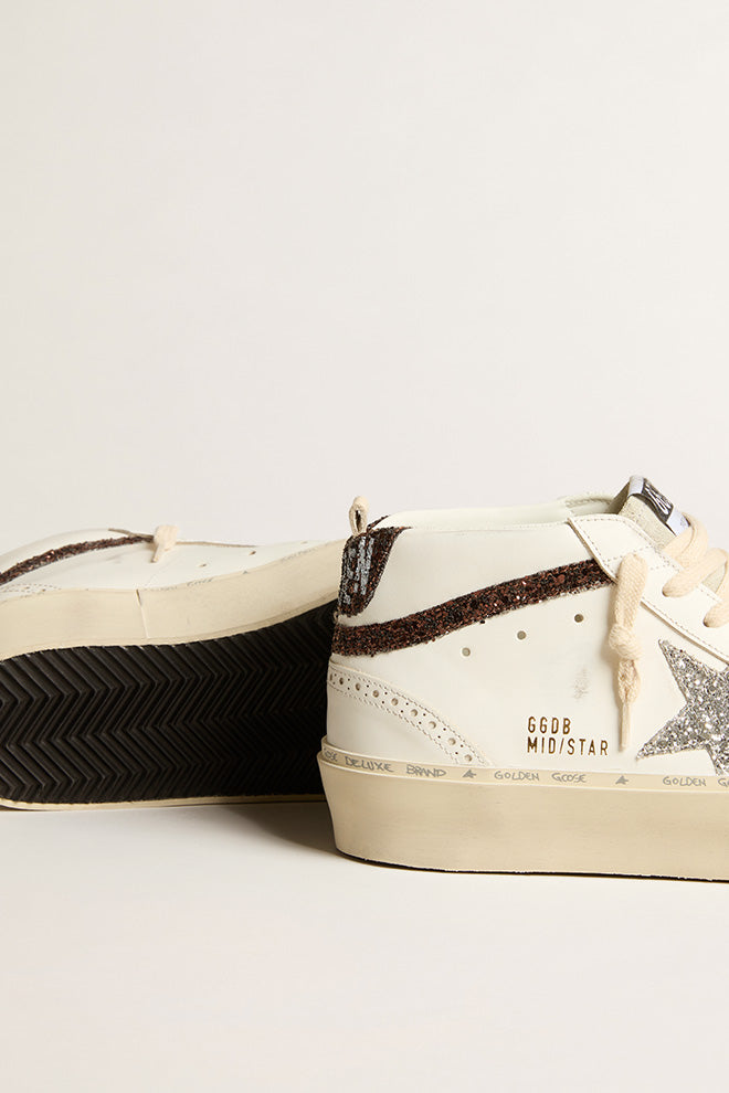 Tenis Golden Goose  Hi Mid Star Leather Mujer