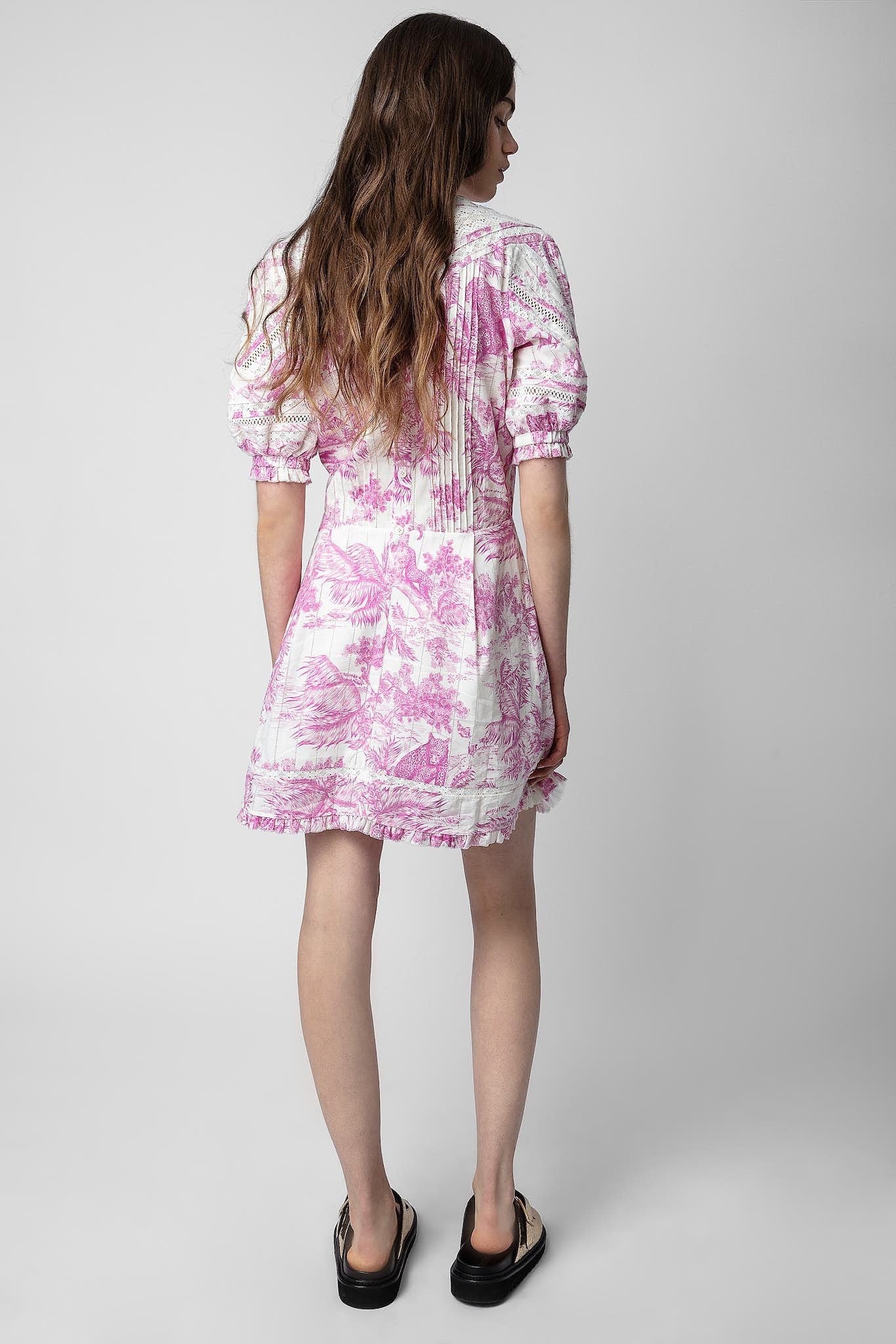 Vestido Rozy Toile De Jouy