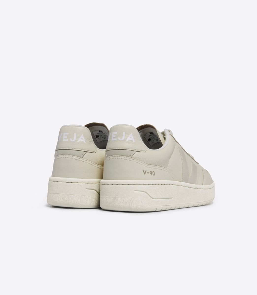 Tenis Veja De Hombre V-90 Ot Leather Cashew