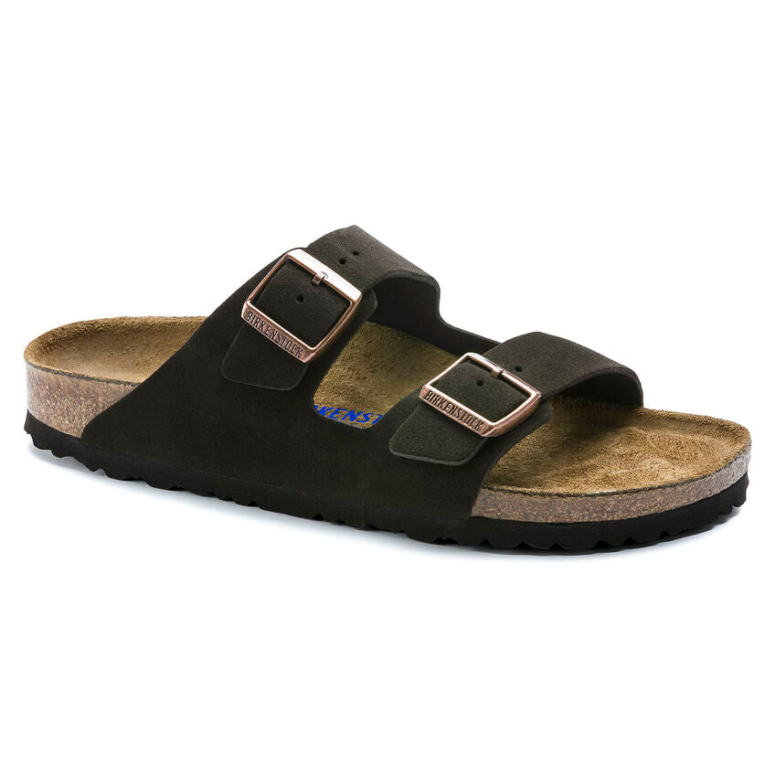 Sandalias Arizona Soft Footbed Suede Mocca