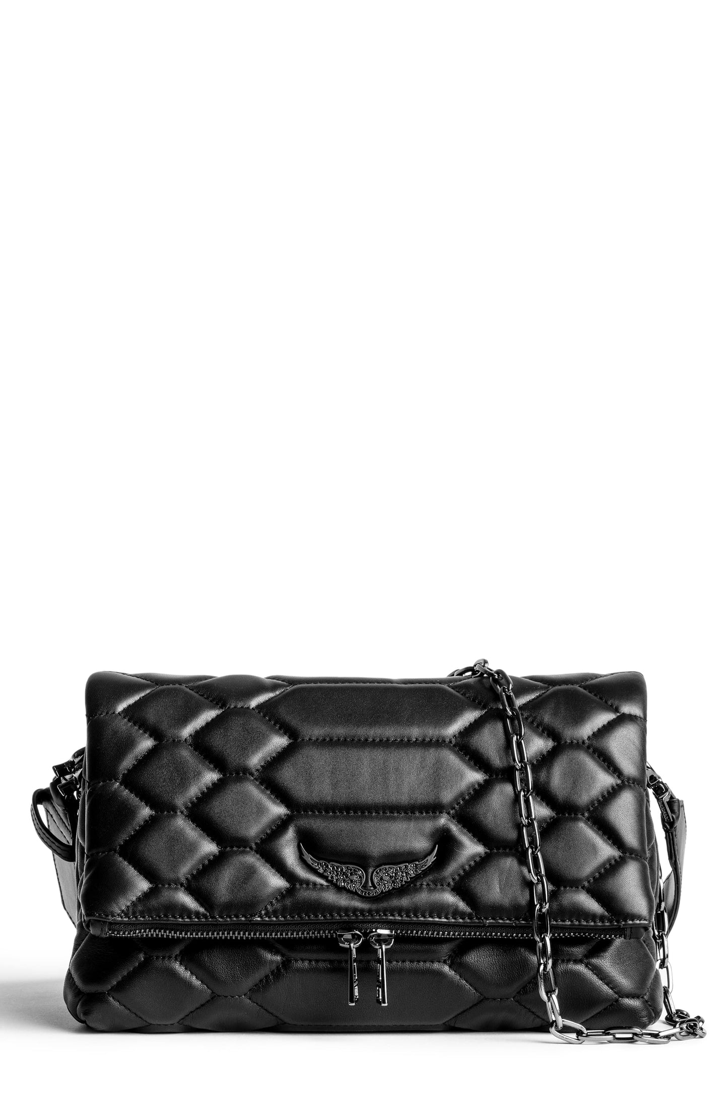 Bolso Rocky Xl Mat Cuir Noir